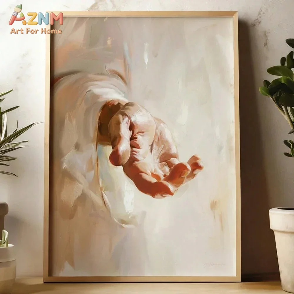 Home Decor Jesus - لوحة فنية جدارية قماشية من AZNM