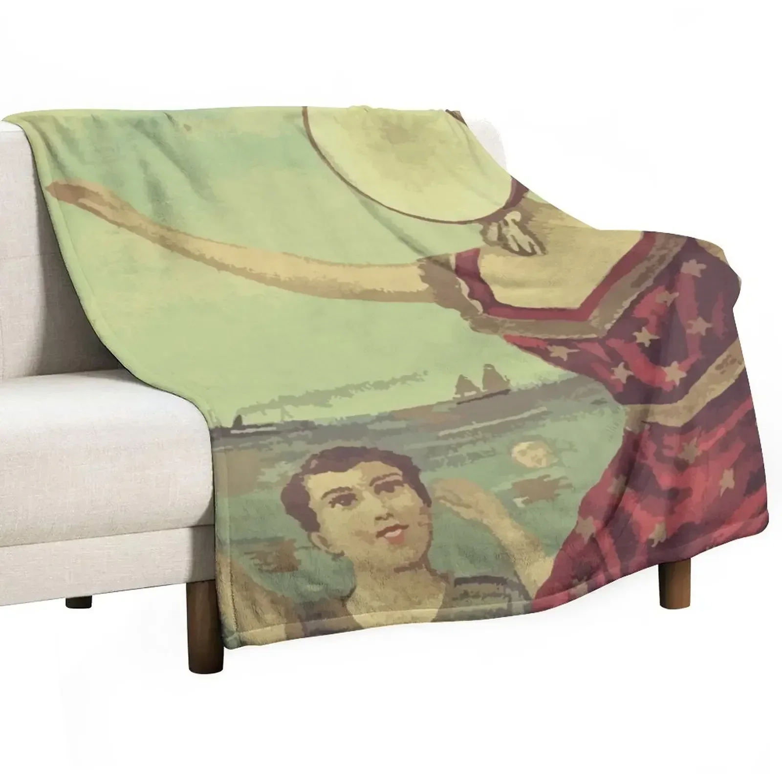 Neutral Throw Blanket - بطانية نيوترال ميلك فندقية بتصميم الطائرة