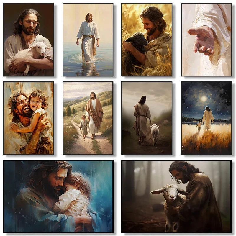 Home Decor Jesus - يسوع المسيح يسير على الماء، يد
