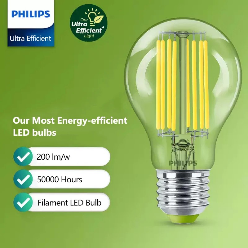 Philips Bulb Led Classic - فيليبس فائقة الكفاءة LED لمبة خيوط