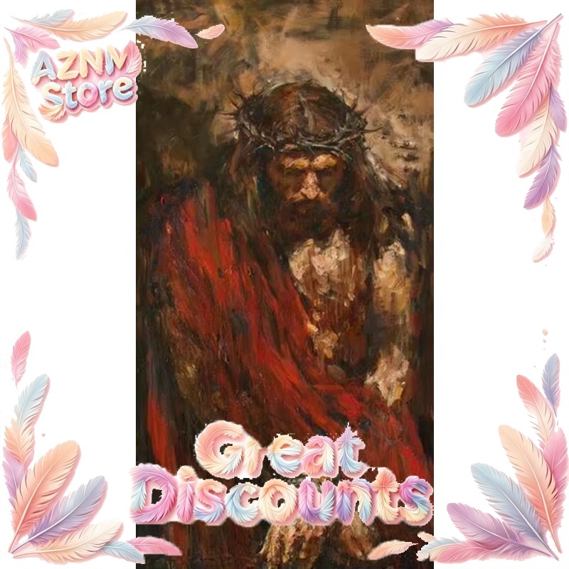 Home Decor Jesus - لوحة فنية جدارية مطبوعة بتصميم يسوع