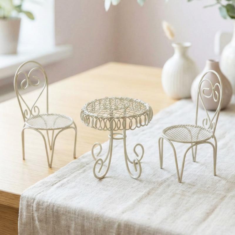 Home Decor Deals - 1/3 قطع ديكورات حديقة بيت الدمى،