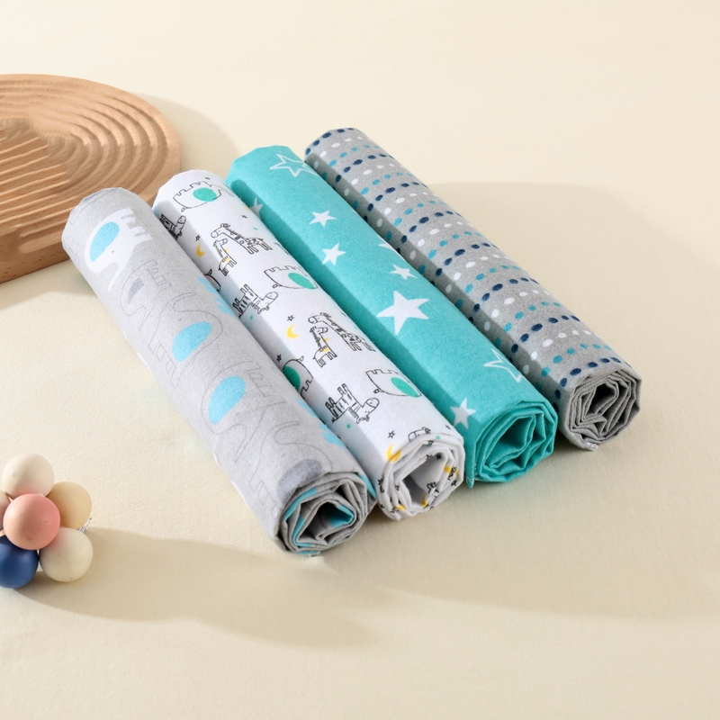 Neutral Throw Blanket - مجموعة بطانية قماط أطفال محايدة مكونة