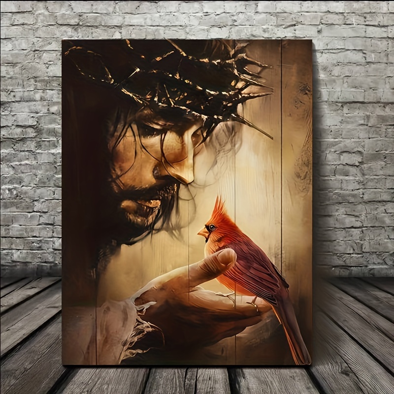 شوكة تاج يسوع صورة ملصق فني وم - مراجعة Home Decor Jesus وسعره