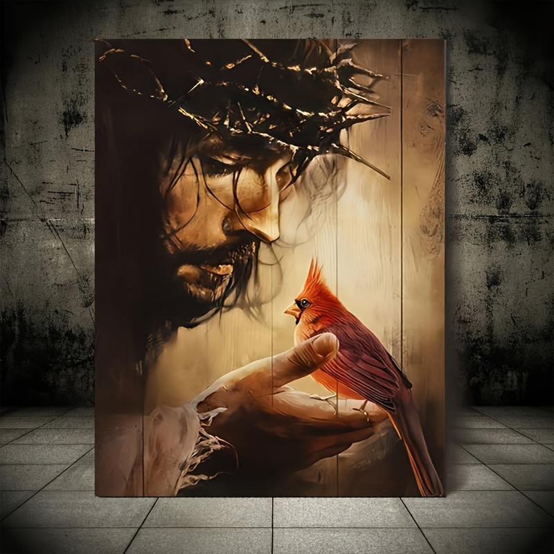 شوكة تاج يسوع صورة ملصق فني وم - مراجعة Home Decor Jesus وسعره