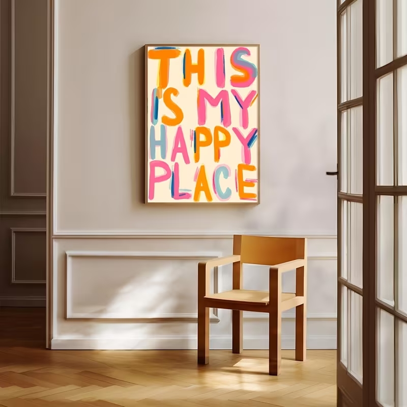 لوحة فنية حديثة مطبوعة على الق - مراجعة Home Decor Reviews وسعره