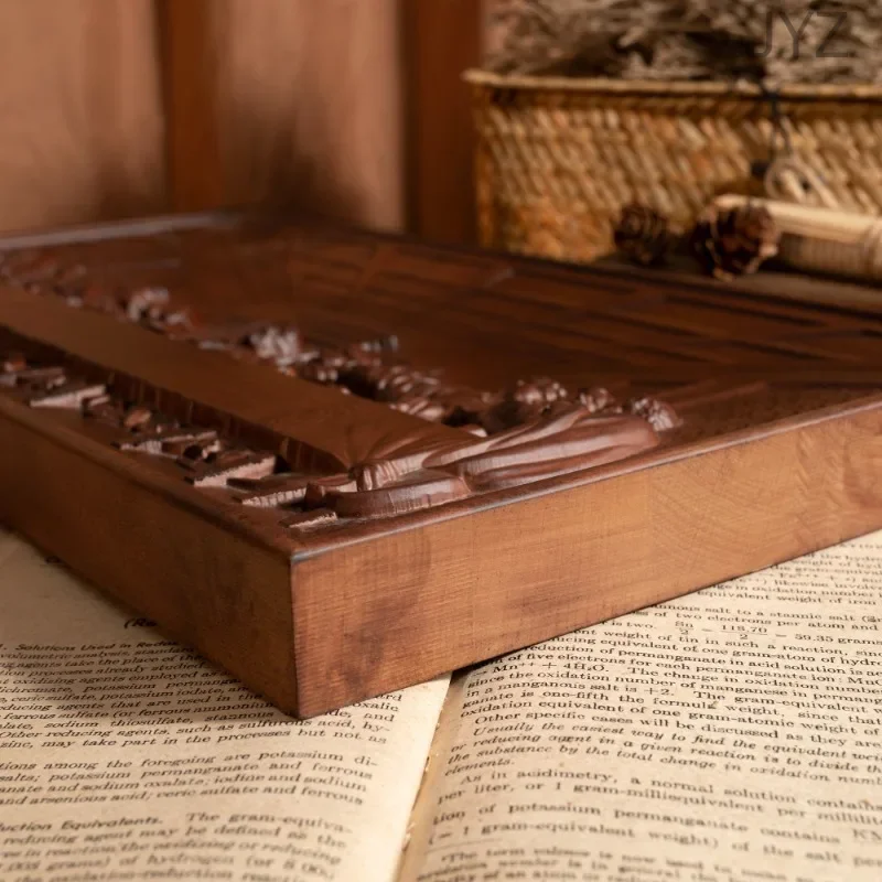 لوحة جدارية منحوتة بطول 50 سم  - مراجعة Home Decor Jesus وسعره