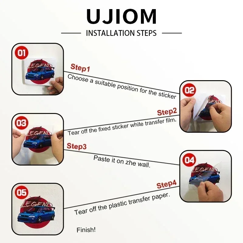 UJIOM ملصق جداري من PVC بتصميم - مراجعة Home Decor Ai وسعره