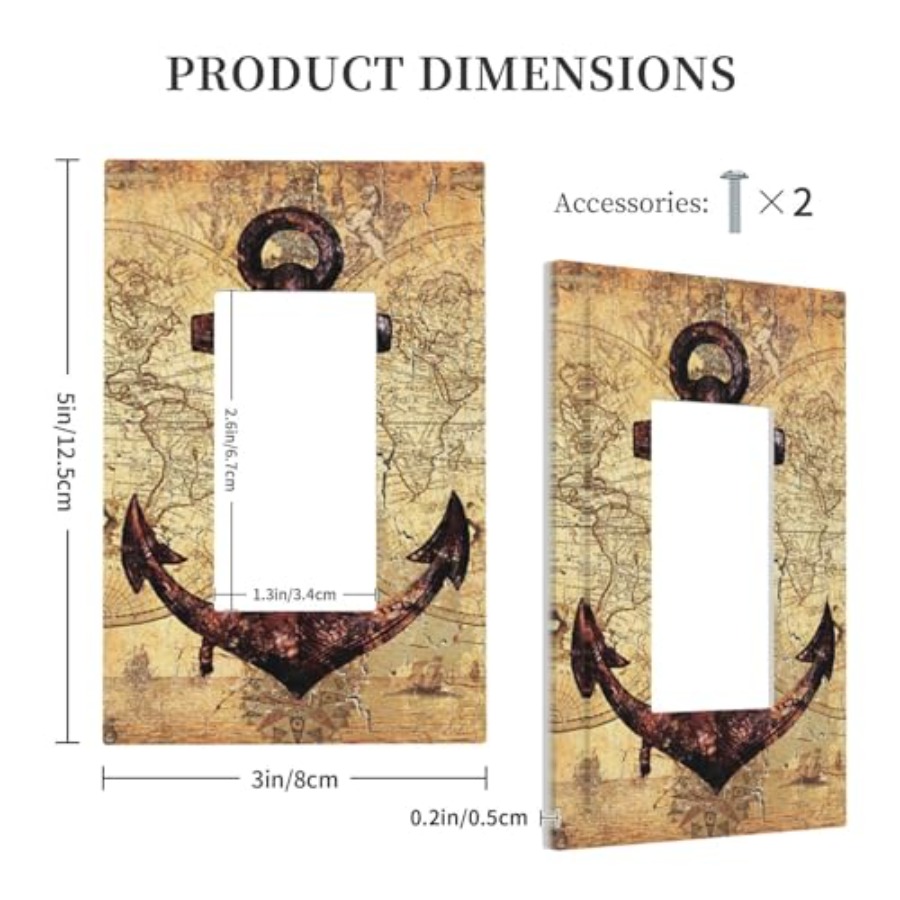 أغطية مفاتيح الإضاءة وأغطية ال - مراجعة Home Decor Outlet وسعره