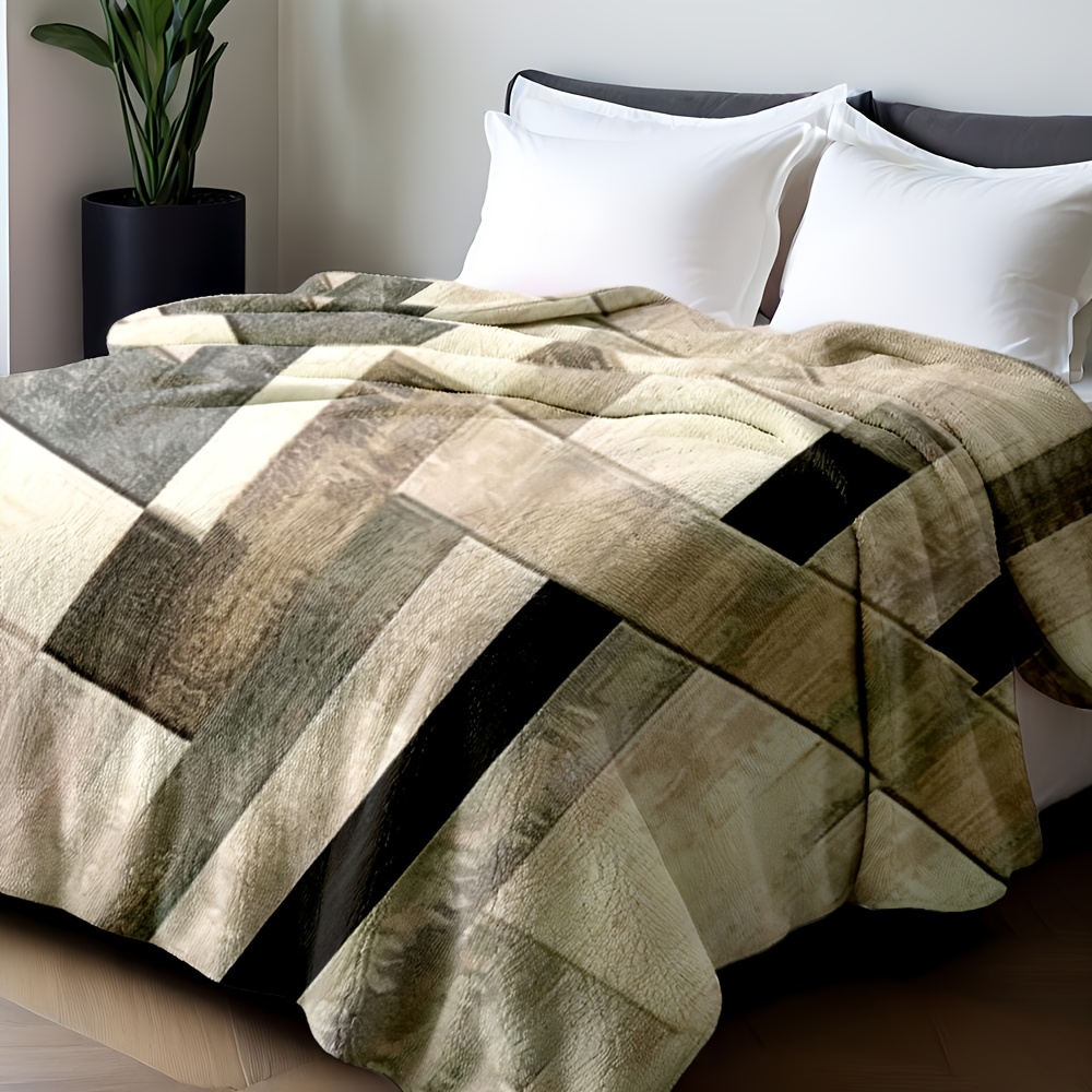 بطانية فاخرة من البوليستر الفل - مراجعة Neutral Throw Blanket وسعره
