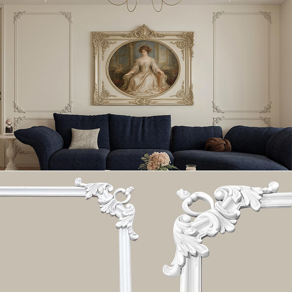 طقم قوالب سقف من البولي يوريثا - مراجعة Home Decor Wall Molding وسعره
