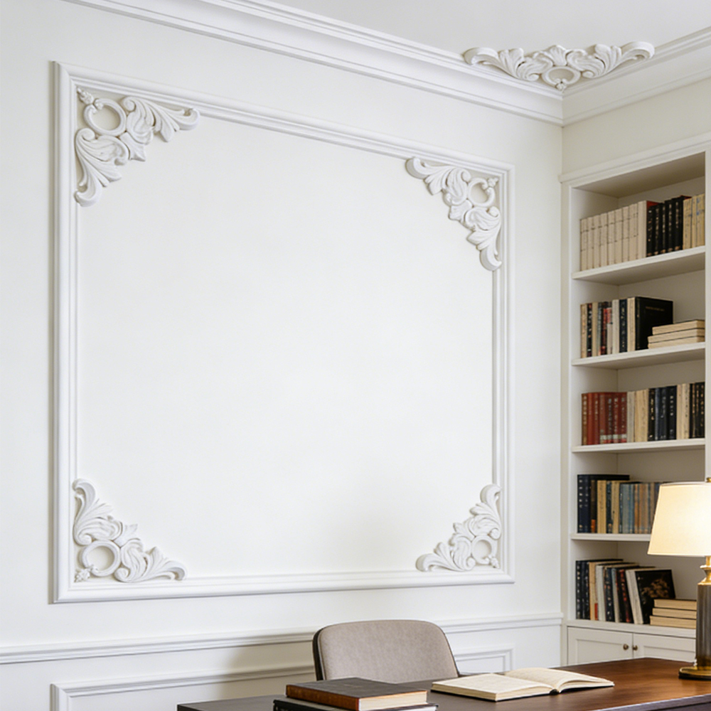 طقم قوالب سقف من البولي يوريثا - مراجعة Home Decor Wall Molding وسعره