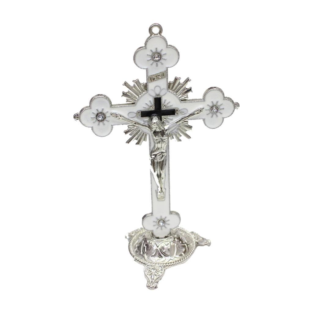 صليب معدني مع قاعدة، تمثال يسو - مراجعة Home Decor Jesus وسعره