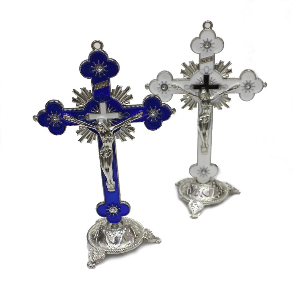 صليب معدني مع قاعدة، تمثال يسو - مراجعة Home Decor Jesus وسعره