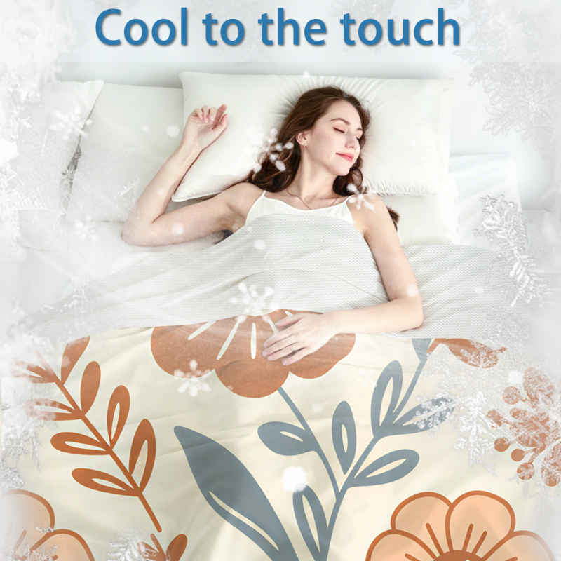 بطانية تبريد محايدة اللون بنقش - مراجعة Neutral Throw Blanket وسعره