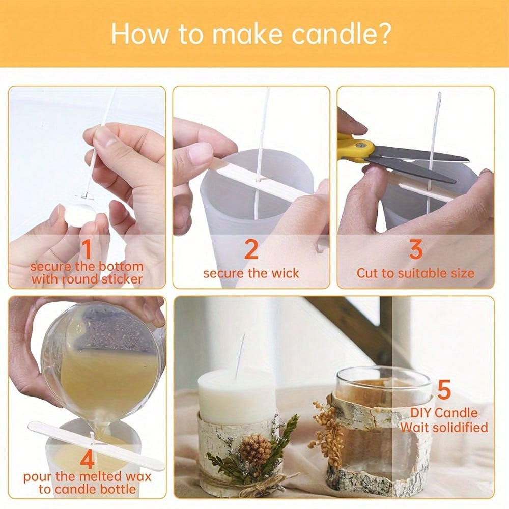 5/10/20/30/50 قطعة حامل فتيل ش - مراجعة Scented Candle Set وسعره