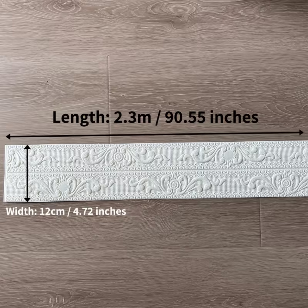 قطعة واحدة من شريط تزيين مرن م - مراجعة Home Decor Wall Molding وسعره