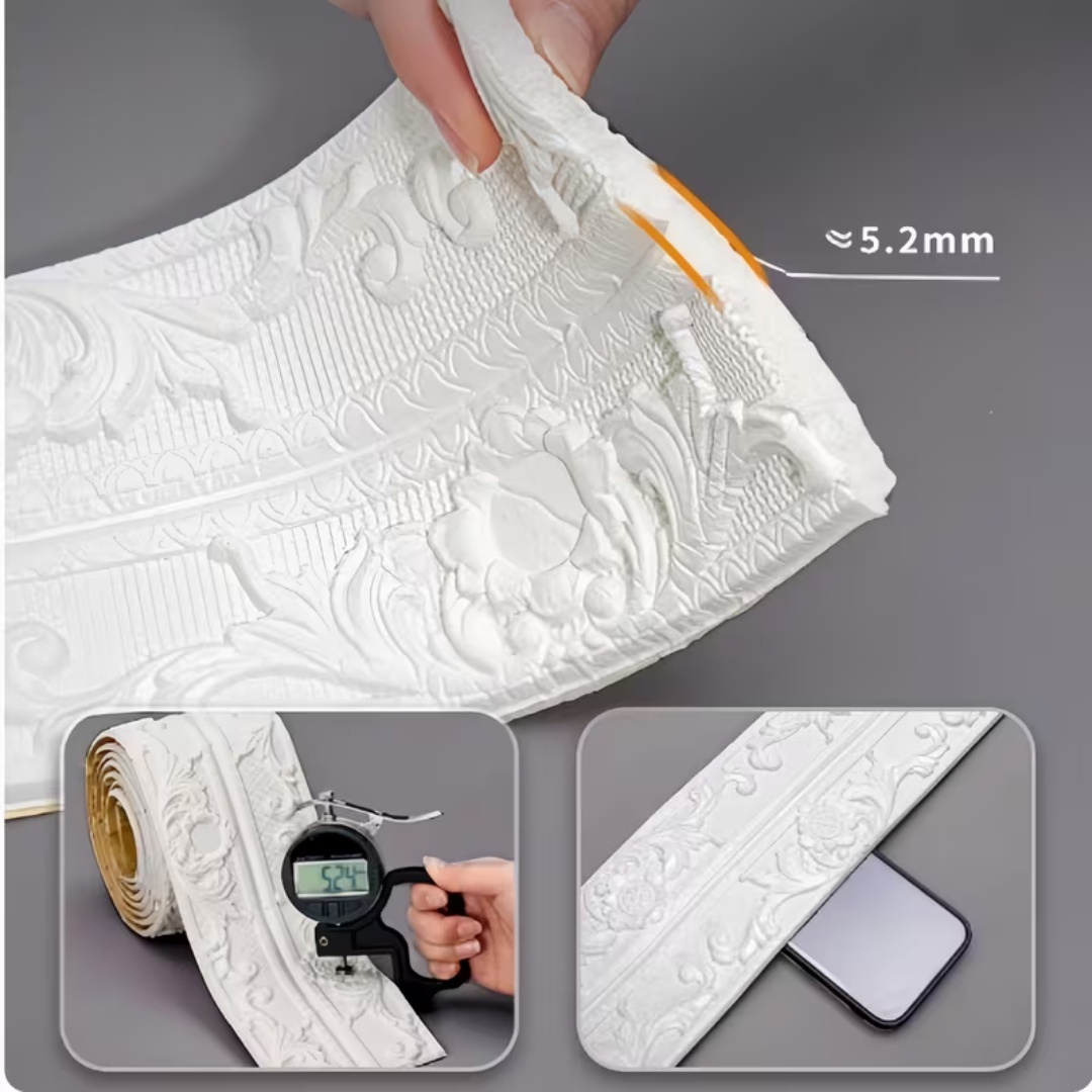 قطعة واحدة من شريط تزيين مرن م - مراجعة Home Decor Wall Molding وسعره