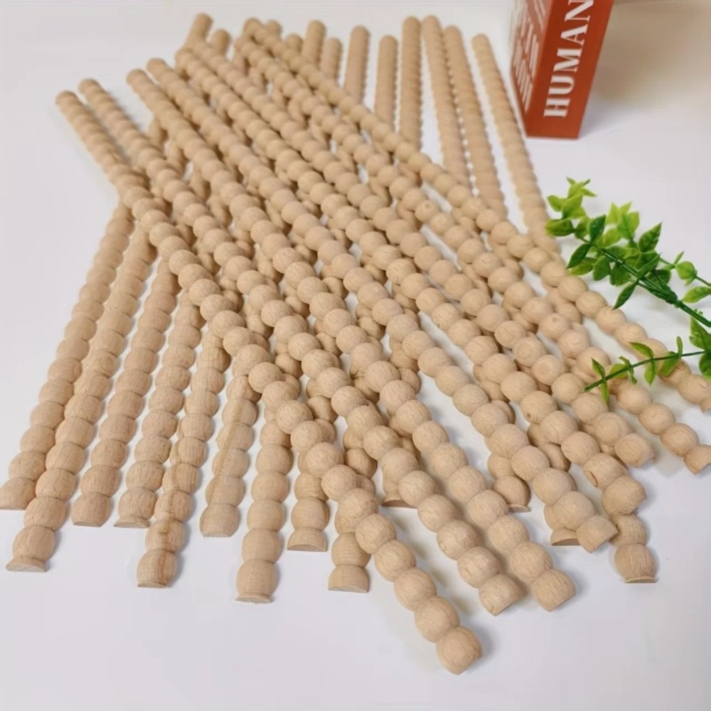 8 قطع من الخرز الخشبي الزخرفي  - مراجعة Home Decor Wall Molding وسعره