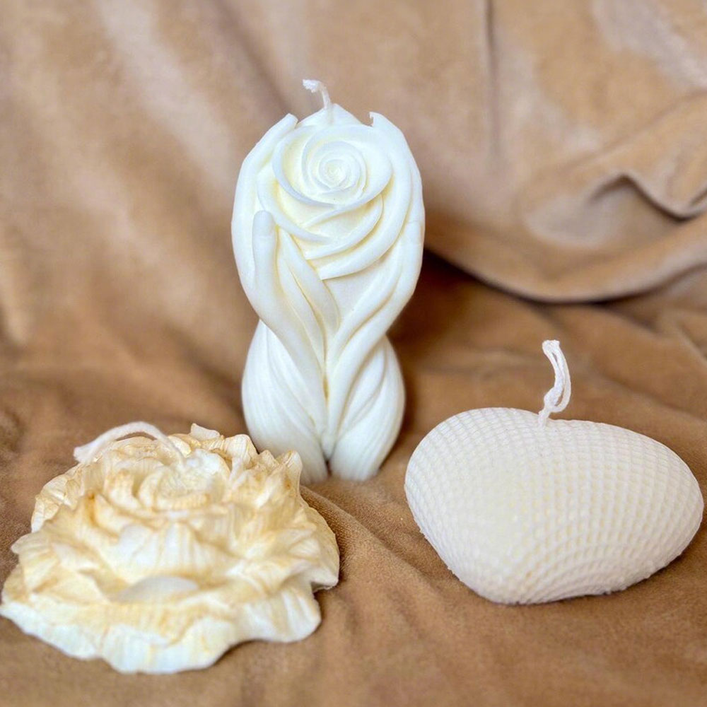 ارتفع القلب شمعة قالب من السيل - مراجعة Scented Candle Set وسعره