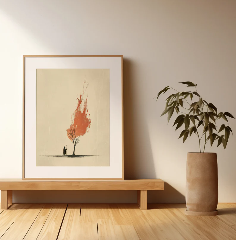 ألوان مائية يسوع يترك 99 حديقة - مراجعة Home Decor Jesus وسعره
